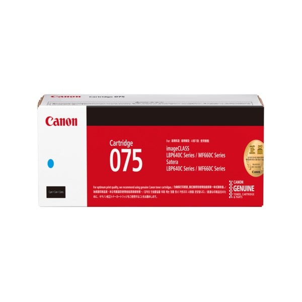 Canon 정품토너 CRG-075C 파랑 (MF664CDW/1.3K)
