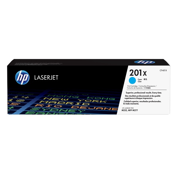 HP 정품토너 No.201X CF401X 파랑 (M252dw/2300매)