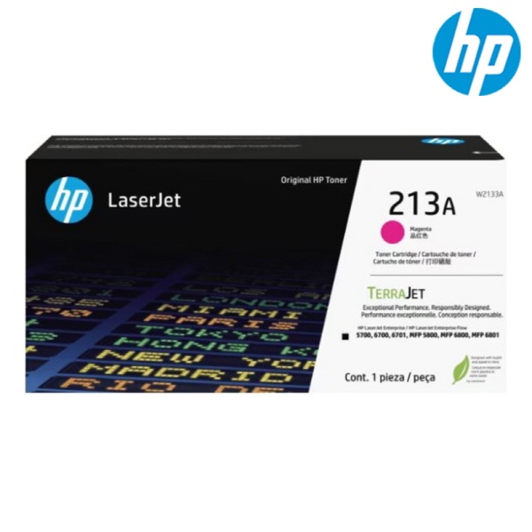 HP 정품토너 NO.213A W2133A 빨강 (5700dn/3000매)