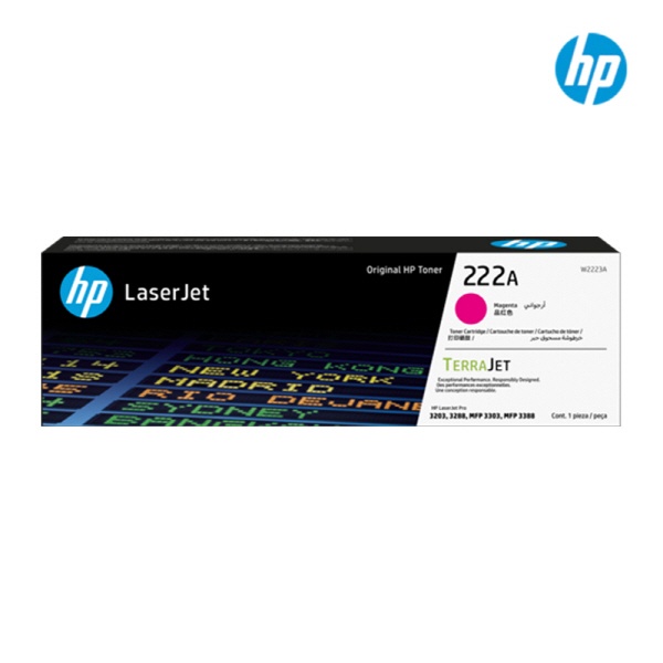 HP 정품토너 No.222A W2223A 빨강 (3203dn/1200매)
