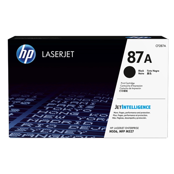 HP 정품토너 No.87A CF287A 검정 (M506dn/9000매)