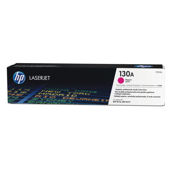 HP 정품토너 No.130A CF353A 빨강 (M176n/1000매)