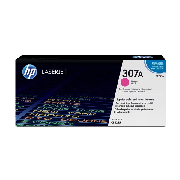 HP 정품토너 No.307A CE743A 빨강 (CP5225dn/7300매)